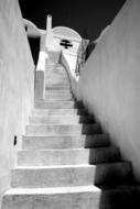 Staircase in Black And White