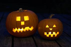 Pumpkin Halloween Face lights