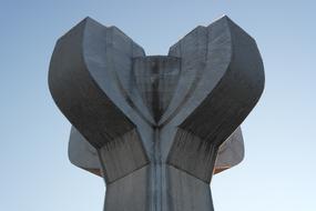 Column memorial under the blue sky