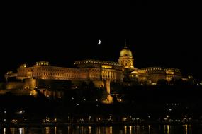 Budapest Castle at Night