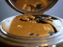 antique clock close up