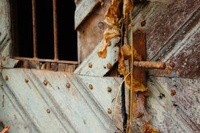 Door Rust Old close-up