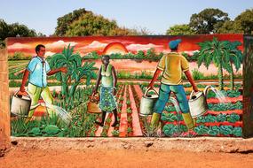 Murals Africa Burkina Faso