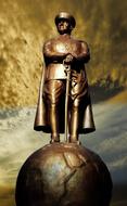 metal Ataturk Sculpture Statue