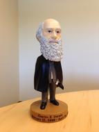 Figure of Charles Robert Darwin, with the beard
