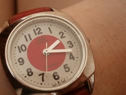 Red Art wrist Watch