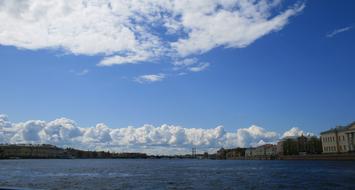 River Neva Water horizon