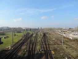 Railway Pkp Tracks landscape