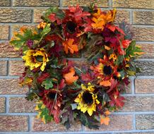 Wreath Autumn Leaves