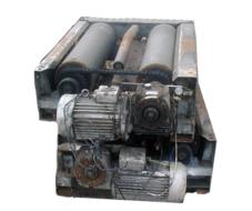 Model of the old, rusty motor, at white background, clipart