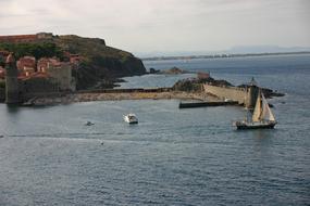 Collioure Sea coast