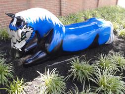 Horse Blue Louisville art