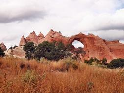 red rocks at Window Rock, Arizona, USA