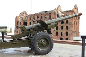 historical Stalingrad Metro Station Cannon