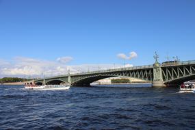 Bridge River on a clear sunny day