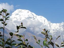Tracking on mountains in Nepal