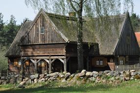 Cottage Open Air Museum in Village