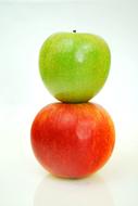Red and Green Apples stack