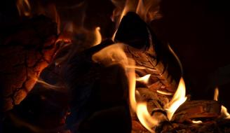 photo of Fire Log Embers
