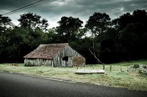 landscape of Old Shed Barn