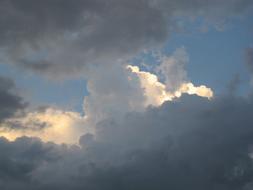 Sky Clouds at sunLight