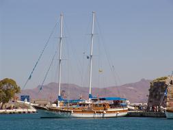 Greece Kos Island sailing ships