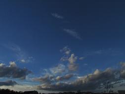 gray and white clouds on blue sky