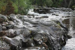 waterfall River stones