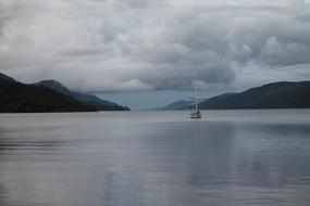 Loch Ness Lake in Scotland