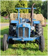 Antique Old farm tractor Agriculture