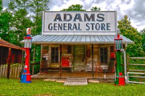 Adams General rusty Store Alabama