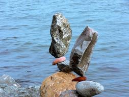 Rocks Balanced as a magic