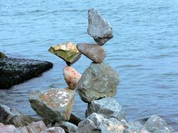 Rocks Balance Balanced