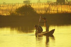 Lagoon Fishermen Fishing boat