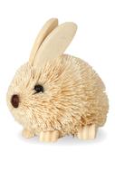 Easter Wooden Rabbit on white background
