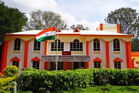 Flag Tricolour National building in India