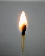 Match light Flame Burns