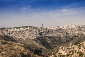 panoramic view of the Matera Sassi