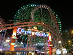 Ferris Wheel Amusement Park Night