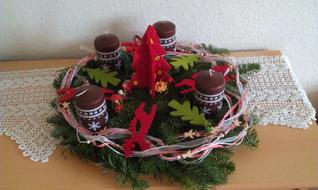 Advent Wreath Arrangement candles