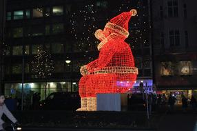 Christmas Santa Claus decoration in Berlin