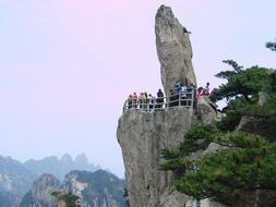 landscape of Sulfuric Acid Candlestick Rock