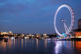 The London Eye Evening