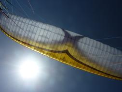 Paragliding Sky at Sunlight