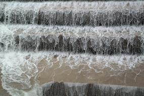 Lechfall Waterfall close-up