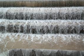 Lechfall Waterfall close up