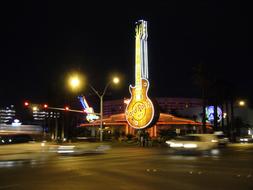Luminous rock bar sign