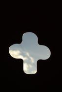 By Looking Sky Cross window