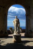 Italy Statue Villa Cimbrone Amalfi