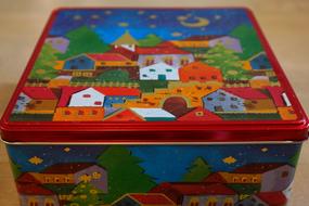Box Cookie Jar Christmas